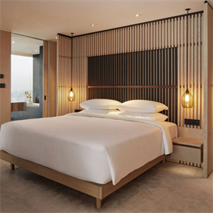 Fixed furniture for hotel bedroom