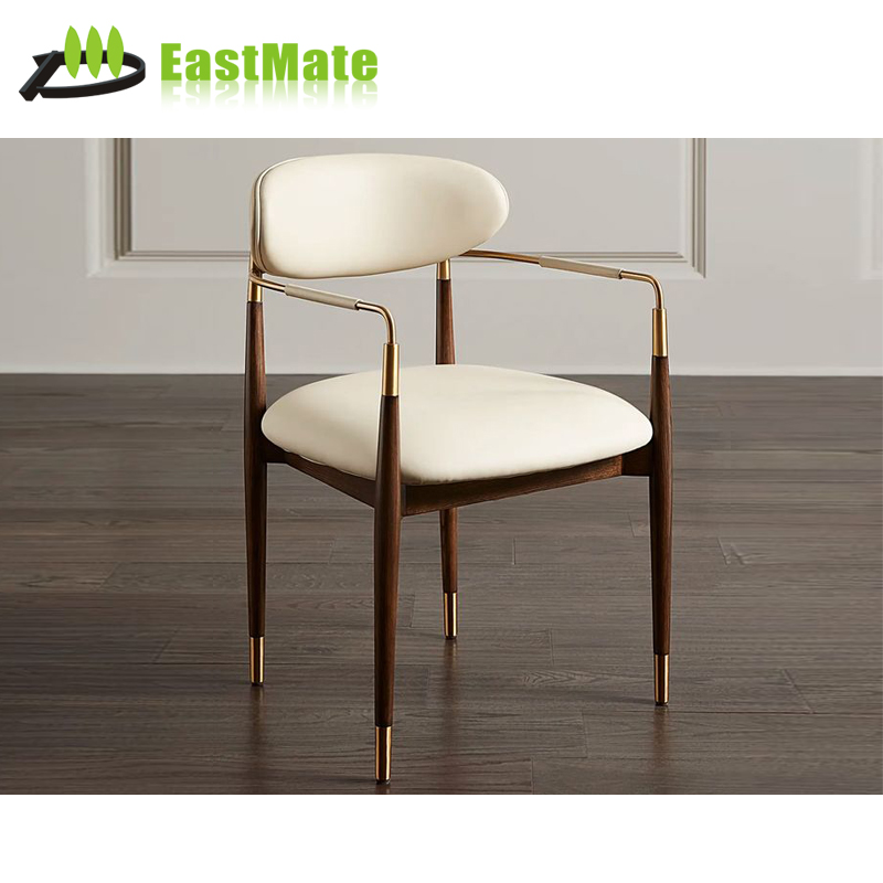 Commercial Solid Wood Hotel Dining Chairs with High Resilience Foam Cushion and Armrests, for Restaurant & Banquet