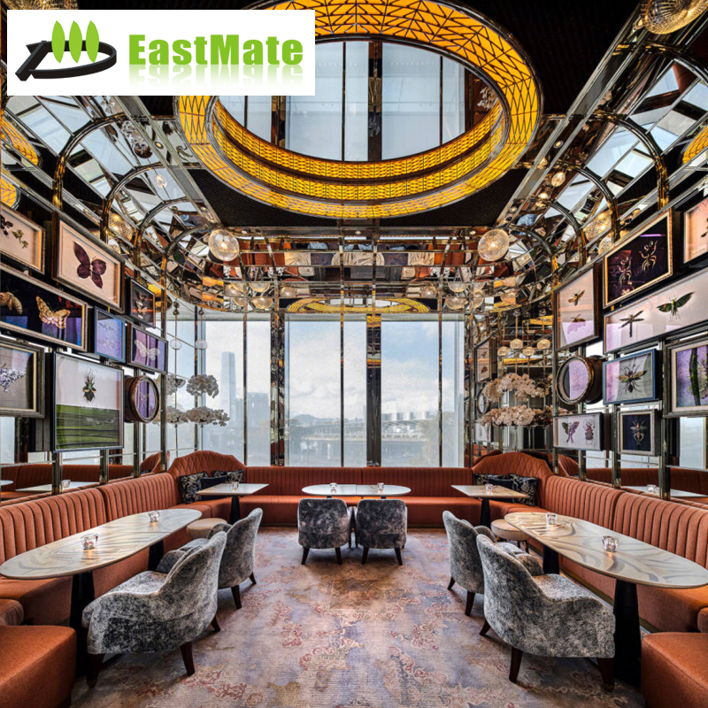 Star Hotel Lobby Furniture Set Public Lounge Sofa Luxury Hotel Reception Hall Furniture