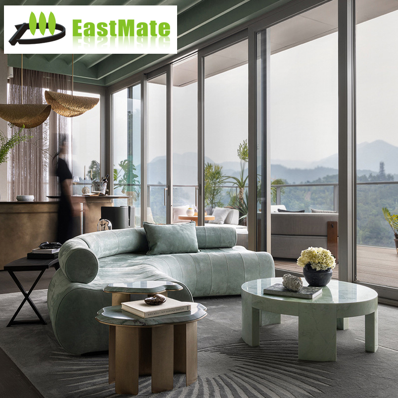 High-end Villa Living Room Reception Sofa Set Whole House Custom Villa Furniture Package Business Reception Area Solution