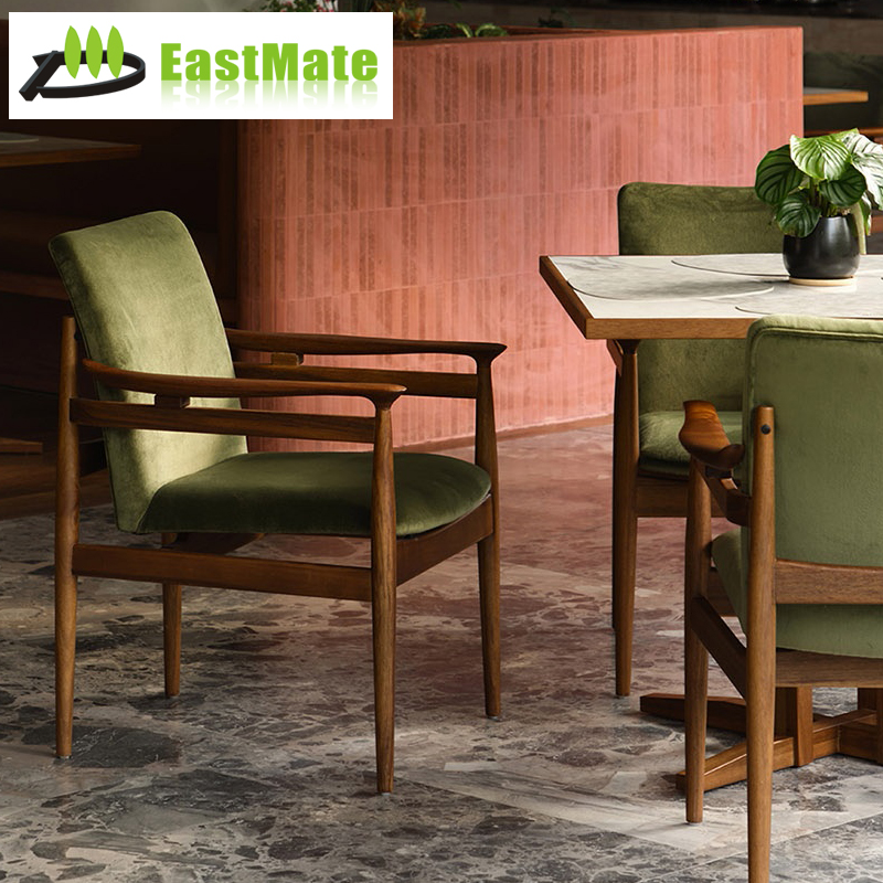 Hotel Buffet Restaurant Furniture Set, Rectangular Dining Table Chair, Commercial Dining Furniture Custom Manufacturer