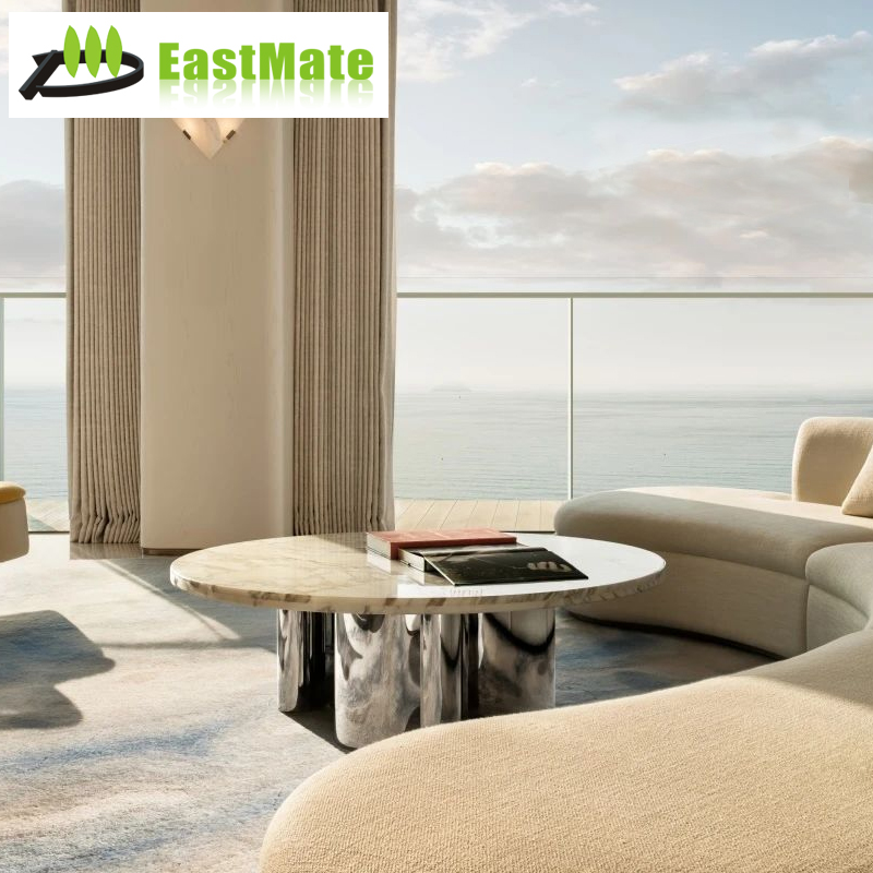 Modern Irregular Sectional Sofa Matching Furniture Set Custom For Luxury Villa Living Room