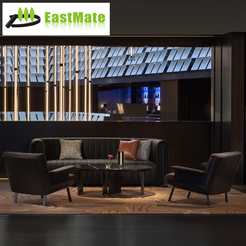 Premium Hotel Guest Waiting Sofa Set, Durable Fabric Finish, Comfortable High Density Seating, Solid Frame Construction for Lobby, Corridor and Lounge Areas