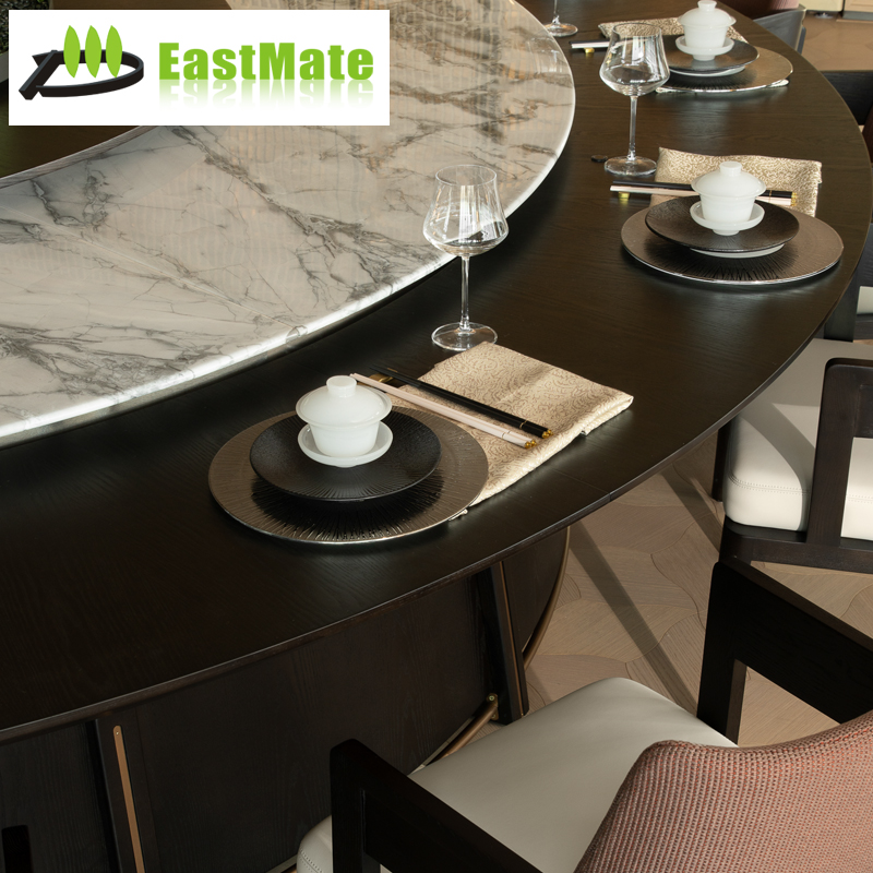 Modern Luxury Villa Dining Set, Contemporary Dining Table with Ergonomic Chairs, Solid Wood Frame, Premium Finish for 5 Star Villa and Resort Villa Dining Interiors