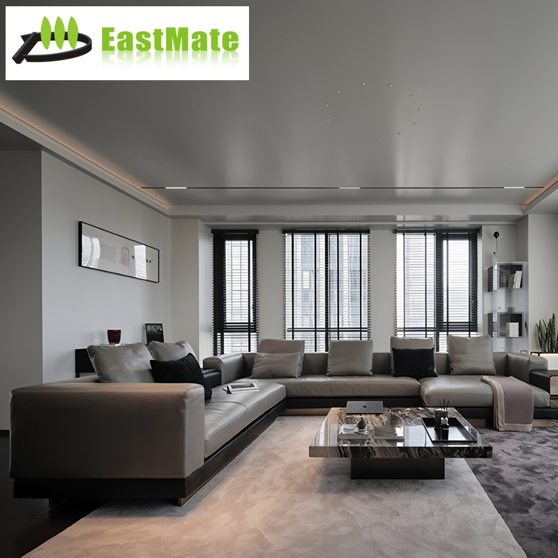 Luxury Villa Living Room Sofa FF&E Turnkey Solution OEM ODM Commercial Grade Upholstered Sectional Sofa MDF Plywood Inner Frame Custom Fabric Color For Private Villa High‑End Club Reception Lounge Global Project Export