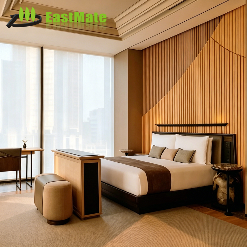 Premium commercial Bedroom furniture by hotel furniture factory, hospitality FF&E package, commercial grade fire-resistant OEM ODM for global tender of Hotel, Resort, Guesthouse and Aparthotel hotel rooms