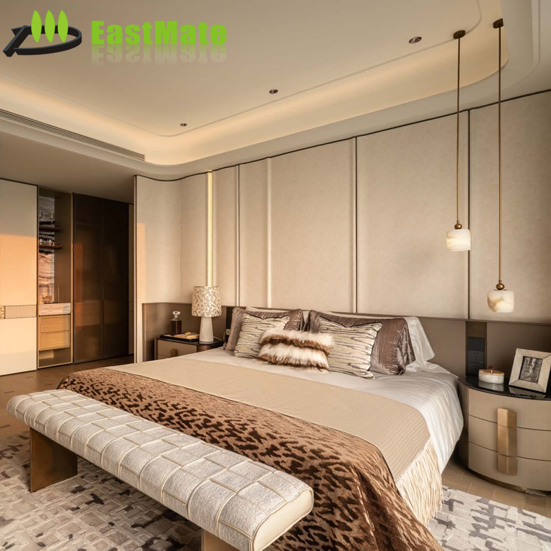 Hotel room furniture for king bed hotel rooms, hospitality Bedroom furniture for Hotel, Aparthotel, Resort and Guesthouse engineering procurement